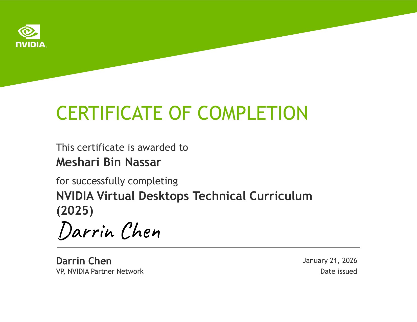 NVIDIA Virtual Desktops Technical Curriculum preview